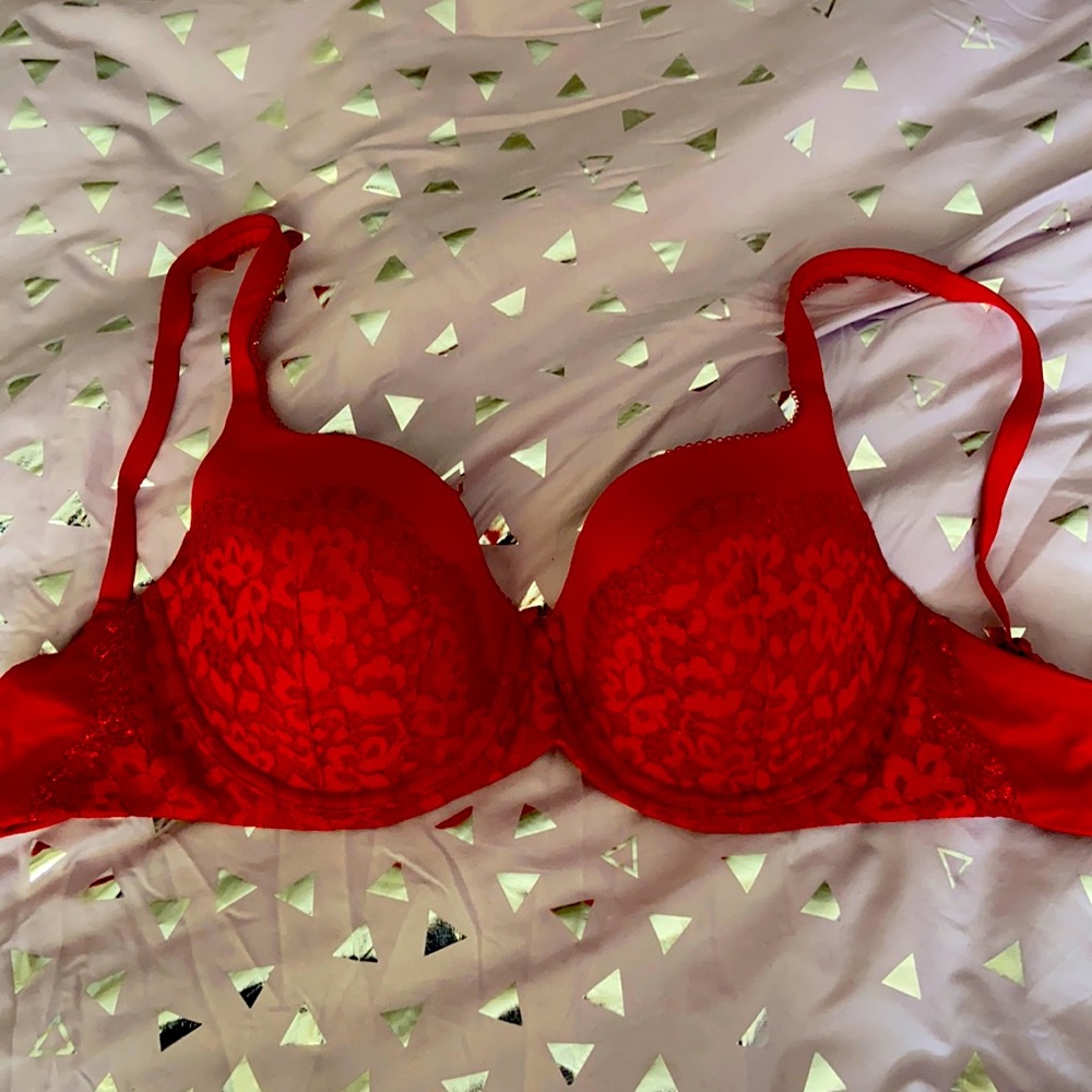 Body by Victoria red lace bra
